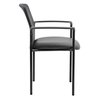 Officesource Crossway Collection Side Chair with Black Frame 2029VBK